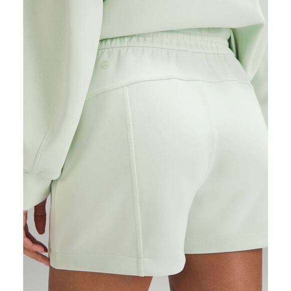 EUC Lululemon Softstreme High-Rise Lounge Shorts 4” Kohlrabi Green Size 14 Soft - Picture 5 of 15